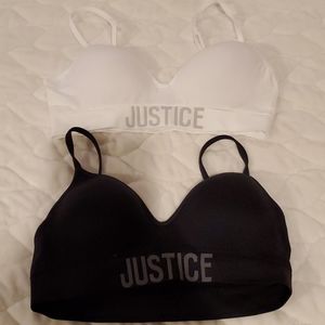 2 Justice bra's